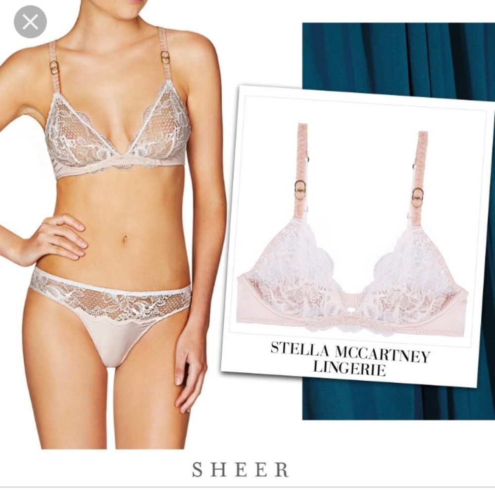 Stella McCartney soft cup lace bra